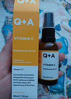 Сыворотка для лица с витамином с q+a vitamin c brightening serum