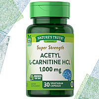 Для мозга Nature's Truth Acetyl L-Carnitine HCL 1000 мг 30 капсул