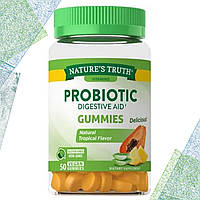 Пробиотик Nature's Truth Probiotic Digestive Aid Gummies (Вкус тропических фруктов) 50 вег. жевательных конфет