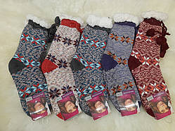 Теплі жіночі шкарпетки на флісі.