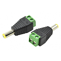 Штекер (роз'єм) живлення Power jack 2pin - (5,5*2,1mm) Father