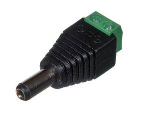 Штекер  (роз'єм) живлення Power jack 2pin - (5,5*2,5 mm)  Father