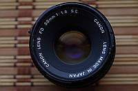 Объектив Canon Fd 50mm 1.8 S.C.