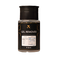 Засіб для зняття гель-лаку F.O.X Gel Remover, 80 мл з Помпою