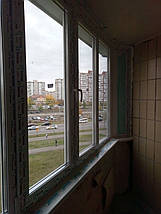 Еркерний пластиковий балкон Київ, фото 3
