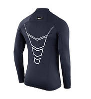 Термо-компресійна футболка с довгим рукавом Nike Pro Hyperwarm Light Compression LS Mock Top