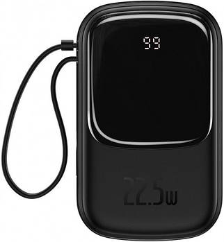 Зовнішній акумулятор Baseus Q Pow 20000mAh 3A Black (PPQD-I01)