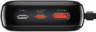 Зовнішній акумулятор Baseus Q Pow 20000mAh 3A Black (PPQD-I01), фото 3