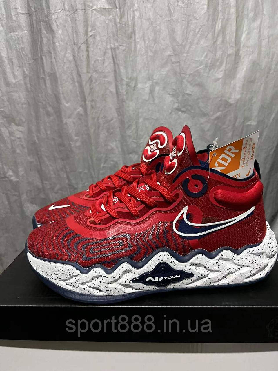 Eur36-46 Баскетбольні Кросівки Nike Air Zoom G. T. Run червоні кросівки