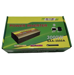 Перетворювач автоінвертор 12V-220 V 3000 W ZB-27