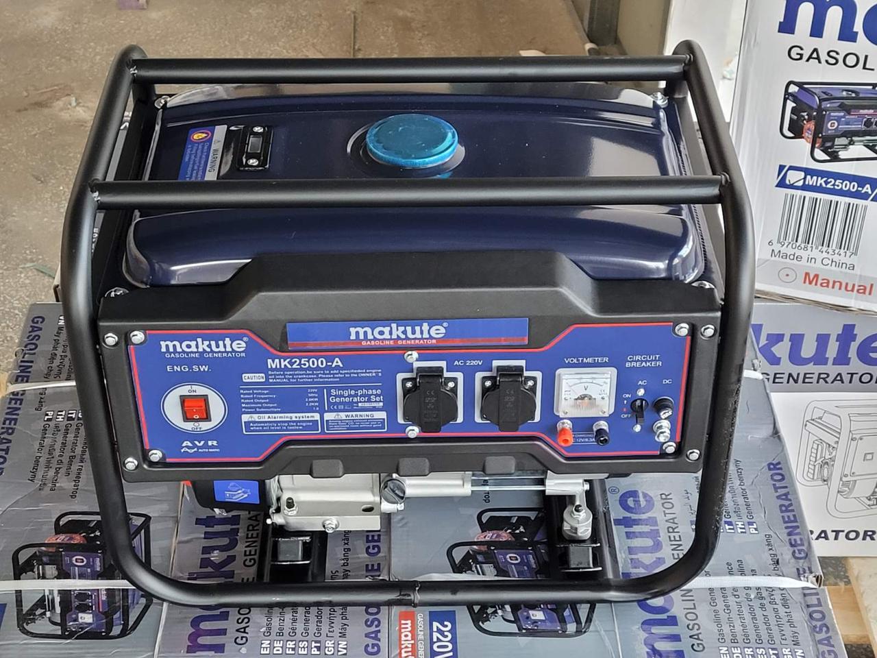 Бензиновий Генератор Makute MK4800-A однофазний 2,0 –2,2 кВт, ручний стартер