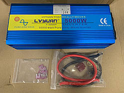 Інвертор/перетворювач напруги (чиста синусоїда) LVYUAN 12-220V 5000W