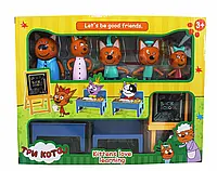 Игровой набор A-Toys "Три кота Kittens love learning - Снова в школу" (075730)