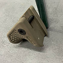 Упор DLG TACTICAL (DLG-151-beige) з гніздом для QD антабки, колір Койот, упор на цівку на планку Пікатінні, фото 5