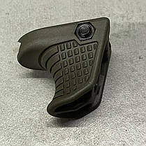 Упор DLG TACTICAL (DLG-151-green) з гніздом для QD антабки, колір Олива, упор на цівку на планку Пікатінні, фото 4