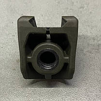Упор DLG TACTICAL (DLG-151-green) з гніздом для QD антабки, колір Олива, упор на цівку на планку Пікатінні, фото 6
