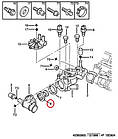 Термостат на Fiat Ducato 230, Peugeot Boxer, Citroen Jumper (1994-2002) 1.9TD (1905), 9616090280, 133839, фото 6