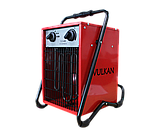 Тепловентилятор  електричний Vulkan  3 кВт 220В, 662 куб/год, фото 2