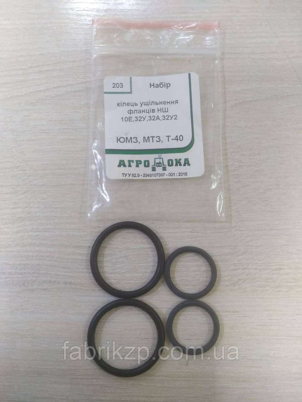 Кільця ущільнювальні фланців НШ-10,32У.32А, фото 1