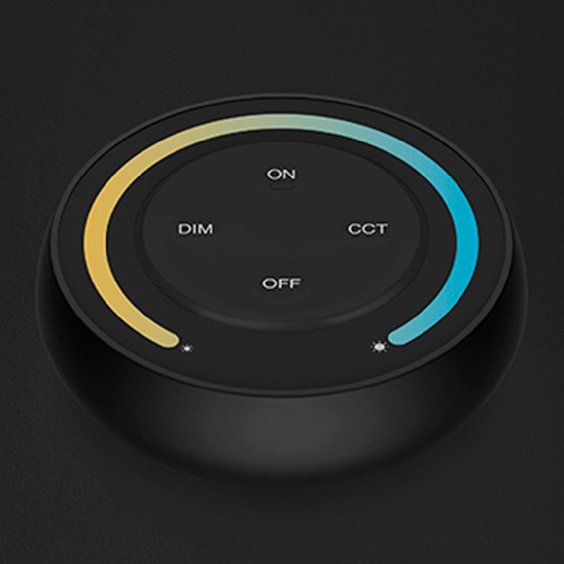 Настінний пульт керування Mi-Light круглий з магнітним тримачем CCT DC3V чорний S1-B