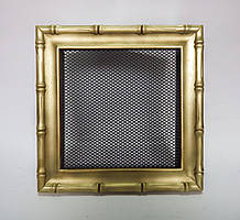 Решітка камінна гальванізована Kratki, Diana золото