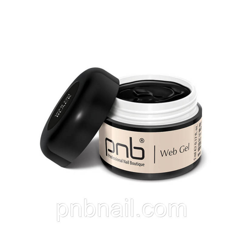 Гель-павутинка чорна PNB/  WebGel Black, 5 ml