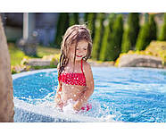 Надувний безкаркасний круглий басейн Intex 28132 (366-76см, 5621 л, фільтр-насос 230V) Синій, фото 4