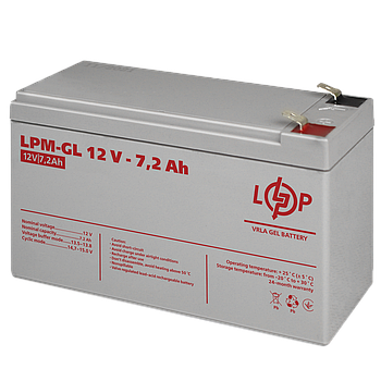 Акумуляторна батарея LogicPower LPM-GL 12V 7,2AH гель
