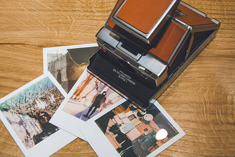 【難あり】POLAROID SX-70 LAND CAMERA シルバー ＃r1 Polaroid SX-70 Sonar Autofocus Chrome Folding Instant Film
