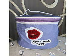 🧡Косметичка жіноча дорожня, органайзер для косметики, б'юті-бокс, різні кольори Бузкова