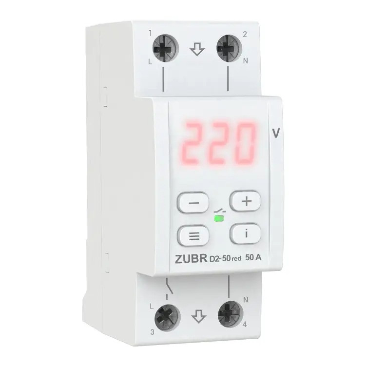 Реле напряжения Zubr D2-50 red Зубр 50A, цена 2200 грн — Prom.ua (ID ...