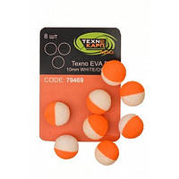 Кульки Technocarp EVA Balls 10mm white/orange уп/8шт