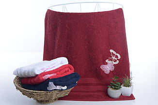 Рушники  3 полоски метелик Узбекистан 140*70 см