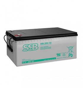 Акумуляторна батарея SSB Battery SBL200-12i AGM 12 V 200 Ah (C10)