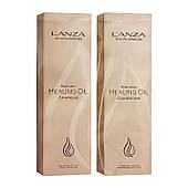 L'Anza Keratin Healing Oil Lustrous Пробний набір в саше шампунь і кондиціонер 2х7 мл