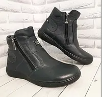 Зимові дитячі шкіряні черевики на хлопчика 31 32 33 34 35