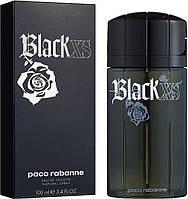 Мужские духи Paco Rabanne Black XS for Him (Пако Рабан Блэк Икс Эс Фо Хим) Туалетная вода 100 ml/мл