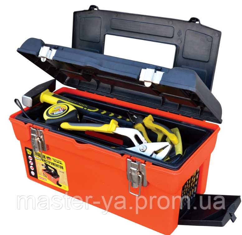 Ящик для Инструментов MASTERTOOL с Металлическими Замками 16,5 ...