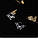 Популярні сережки Кафи срібне покриття 925 проби "Butterfly" метелики EGYPT SILVER, фото 8