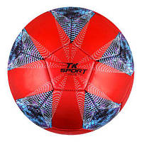 М'яч футбольний C 44763 (60) "TK Sport", 3 види, матові, вага 330-350 грам, матеріал PU, балон гумовий