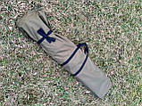 Розкладачка польова НАТО армійська. Ліжко складане з кишенею для речей. Хакі, фото 8