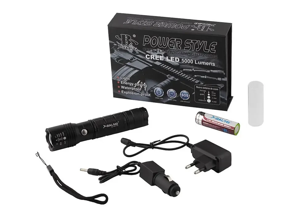 Ліхтар X-BALOG BL-T612-T6 алюмінієвий (діапазон до 800 м.) L-056, фото 1