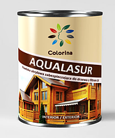 Лазурь AQUALASUR ТМ "COLORINA" 0,75л Калужница