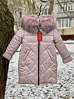 Зимове пальто для дівчинки 146см