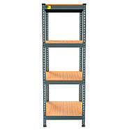 Металевий стелаж MRL-1500 ( 450x300) чорний, фото 2