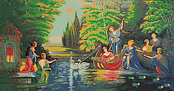 Схема для вишивки бісером ,, Німфи ,, Сб-1-1001