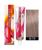 Краска для волос Wella Professionals Color Touch безаммиачная 9/75 Светлый блондин коричнево-розовый 60 мл