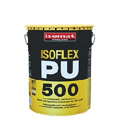 Ізофлекс ПУ 500 / Isoflex PU 500 сірий - поліуретанова гідроізоляція уп. 6 кг