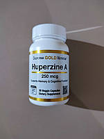 California Gold Nutrition Huperzine A 250 mg 30 caps , гіперзин А покращення пам'яті