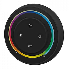 Настінний пульт керування Mi-Light круглий з магнітним тримачем RGB+CCT DC3V чорний S2-B
